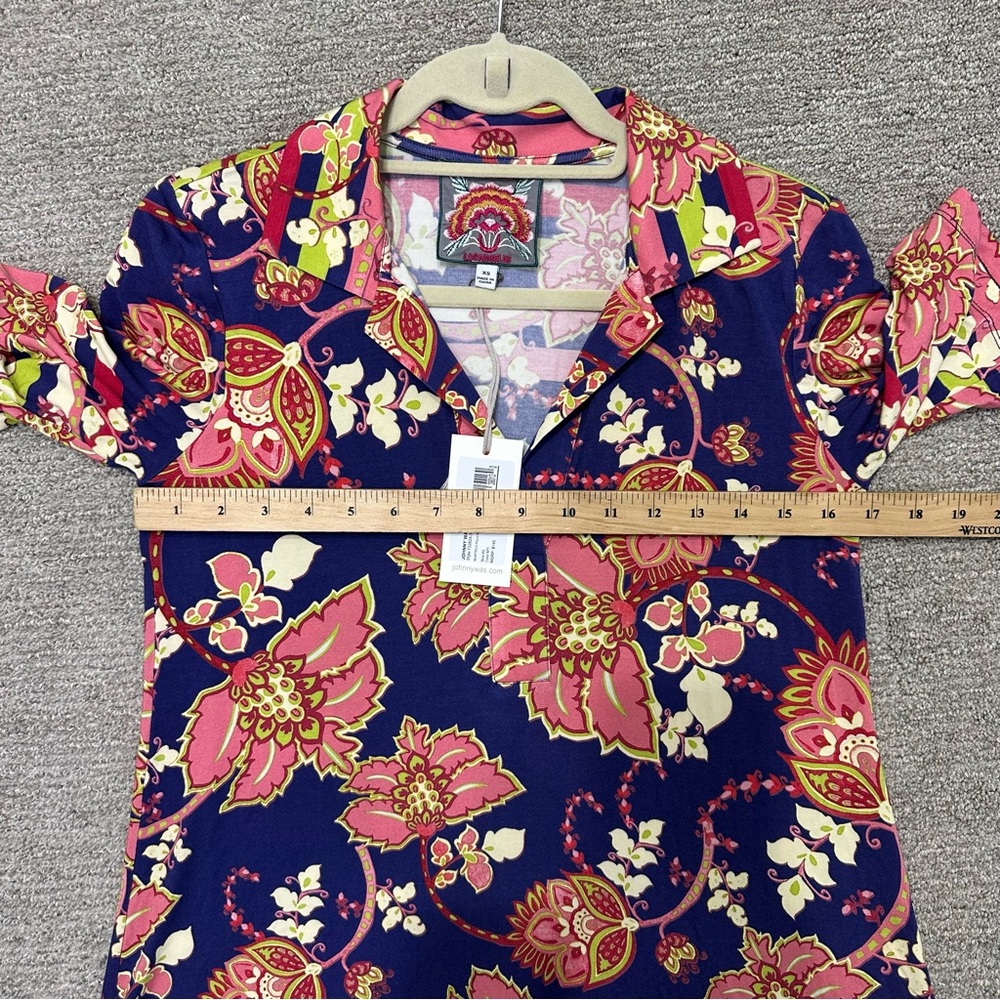 New Johnny Was Montreux Polo Swing Tunic Top‎ XS - Picture 8 of 8